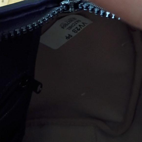 Dooney And Bourke Vintage Velvet Purple Satchel - Picture 8 of 8